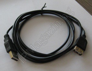 USB, удължителен кабел, Male към Female, 1.5m 