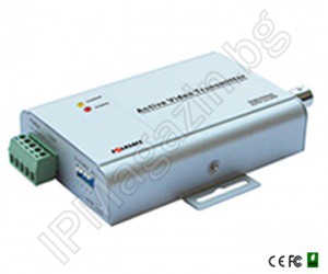 FS-4401S - 1-channel, active, video transmitter, up to 1200m (a system for transmission of video signals on twisted pair)