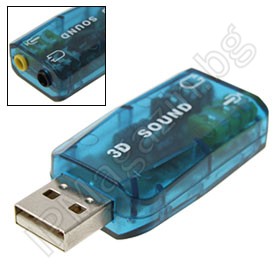 Lead 3D Sound 5.1 Tide USB Sound Card 