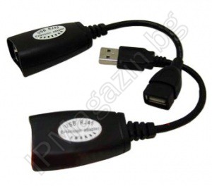 USB Line EXTENDER - USB, LAN, Extender, Extension, 50m 