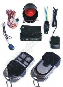 IP-AA005 - auto alarm, shock sensor, 2 remote controls, with 4 buttons 