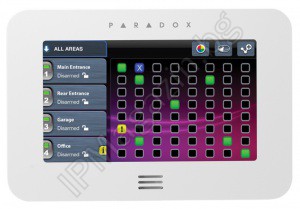 PARADOX TM40 - клавиатура, 4.3" цветен, сензорен, екран 