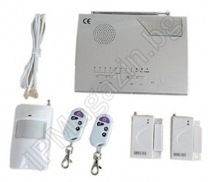 IP-AP006-1 - безжична, алармена система за дома, 1 обемен датчика за движение, 2 МУКа, 2 дистанционни 