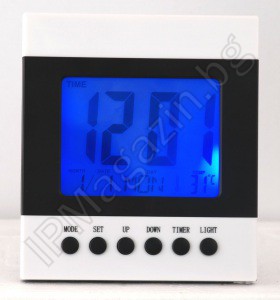 ET-2088 - Desktop LCD digital clock with thermometer 