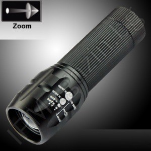 BL-8400 - metallic, LED flashlight, CREE, focus adjustment, 3 lighting modes 
