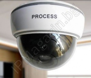 IP-FC004 - фалшива, бутафорна, имитираща куполна камера за видеонаблюдение 