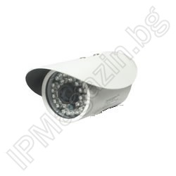 K-1005 waterproof camera with IR illumination for CCTV