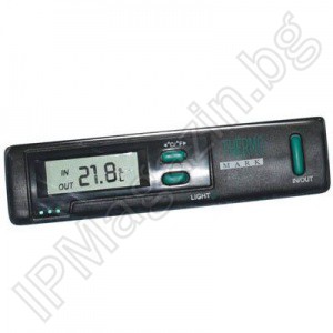 IP141 - термометър за кола, LCD дисплей, измера външна, и вътрешна температурата 