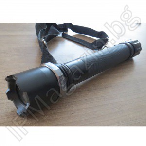 GL-7911-Q3 - metallic, LED flashlight, CREE Q3, focus adjustment, 3 modes of illumination 