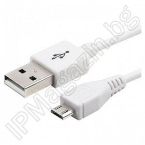 Interface cable, micro USB to USB, 1m 