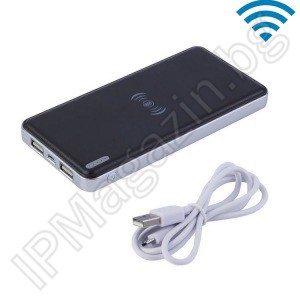 IP-PB-011 - WiFi, Wireless, POWER Bank, charger, built-in rechargeable battery, 10000mA, wireless charging, mobile phone 