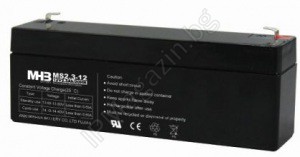 MS2.3-12 - MHB, rechargeable battery, 12V, 2.3Ah, F1 
