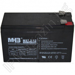MHB MS7.2-12 акумулатор 12V 7.2Ah 