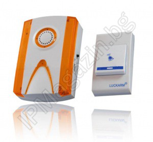 IPWD013 - wireless doorbell, for home door, for home, 32 polyphonic melodies, batteries 