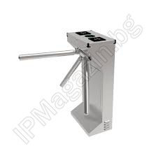 EL128 - solid, three-arm, bi-directional, tourniquet, stainless steel, automatically falling arms 