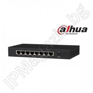 PFS3008-8GT - 8 Port, Gigabit, Layer 2, Switch DAHUA, ETHERNET switch