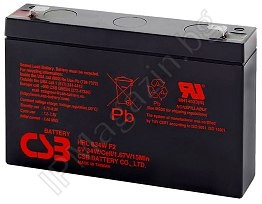 HRL634 - CSB, rechargeable battery, 6V, 9Ah, F2 