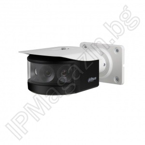 IPC-PFW8800-A180 - 180º, 4x3mm, 30m, external mounting, 8MP, 4x2MP panoramic, IP surveillance camera, DAHUA