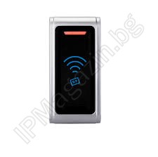 RF006-EM-ID - Wiegand 26, bit interface, 3-8cm, external mounting, non-contact reader, RFID 125kHz