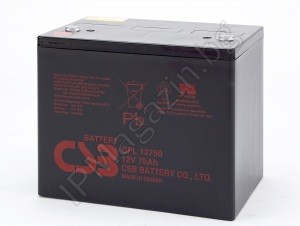 GPL12750 - CSB, rechargeable battery, 12V, 75Ah, M6 