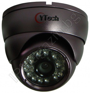 IDC-N342S вандалоустойчива куполна камера с инфрачервено осветление за видеонаблюдение