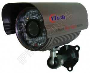 IRF-N342S waterproof camera with IR illumination for CCTV