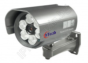 IRO-N342S waterproof camera with IR illumination for CCTV