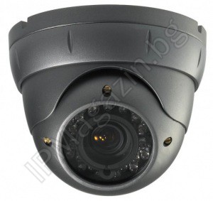 VB2310PVR вандалоустойчива куполна камера с инфрачервено осветление за видеонаблюдение