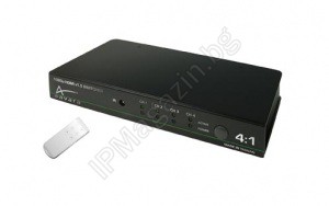 Aavara SW421 - HDMI 1080P, суич 4:1, 4 HDMI входа, към 1 HDTV цифров екран 