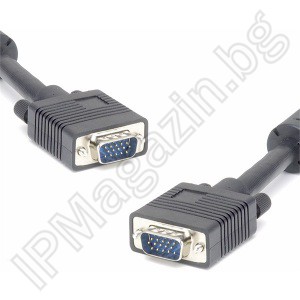 Cable VGA Male to VGA Male - 10m 
