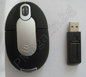 IP-CM001 - мини, WiFi, 2.4GHz, безжична, оптична мишка, USB 2.0 