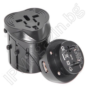 01 - Universal AC Adapter with USB 