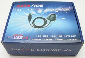 USB 2.0 към SATA/IDE кабел 