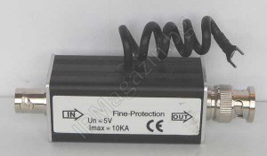 SP007B - устройство за защита от смущения, гръмозащита, на сигнал по коаксиален кабел 
