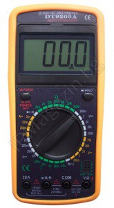 DT9205A - измервателен уред, мултицет, мултиметър 