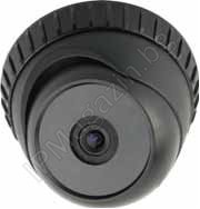 KPC133ZEP dome camera with infrared illumination for video surveillance