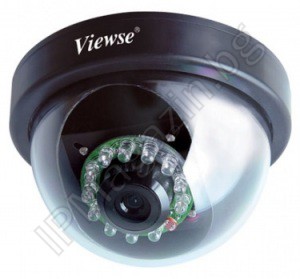 VC-IR800 dome camera with infrared illumination for video surveillance
