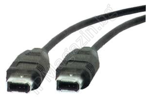 IEEE-1394 cable 6 / 6, 1.5m in 