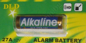 Alkaline battery, 12V, 27A 