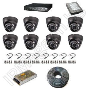 IP-S8003-system of 8 cameras and DVR recorder - for Office 