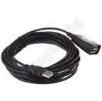 USB, удължителен кабел, Male към Female, 5m 