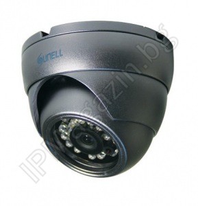 SNIRC5920VP/ M вандалоустойчива куполна камера с инфрачервено осветление за видеонаблюдение