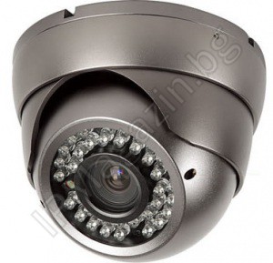 LIRDCSHE Vandal dome camera with IR illumination for CCTV