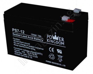 PS7-12 Power Kingdom Battery 12V 7Ah 