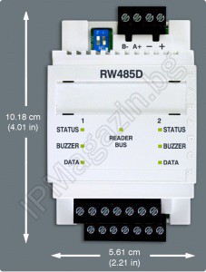 PARADOX RW485D - конвертор за Wiegand 26-Bit 
