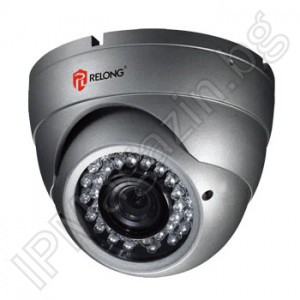 RL-CD-9020AE1 вандалоустойчива куполна камера с инфрачервено осветление за видеонаблюдение
