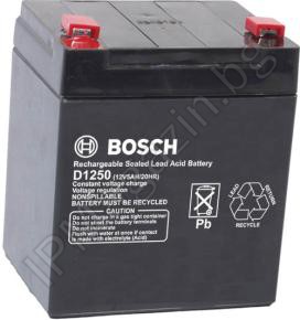 Bosch D1250 Акумулатор 12V 5Ah 