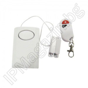 IP-AP012 - безжична аларма за врата с МУК и дистанционно 