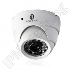 RL-CS2320 Vandal dome camera with IR illumination for CCTV