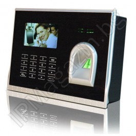 Controller with integrated fingerprint reader for time 
